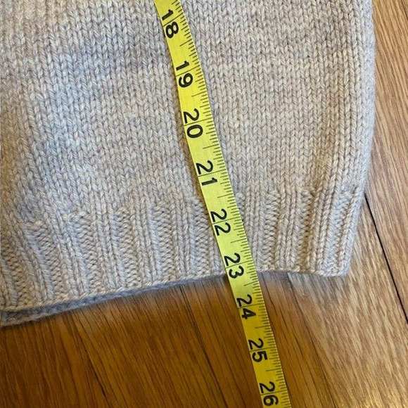 Vintage Fair Isle Sweater Handmade Knit 100% Wool Cardigan Womens Size Medium - Picture 7 of 9